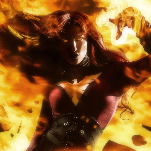 dark phoenix pfp art