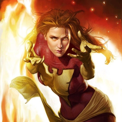 dark phoenix pfp fanart