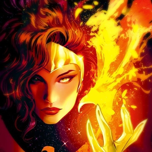 dark phoenix pfp girl