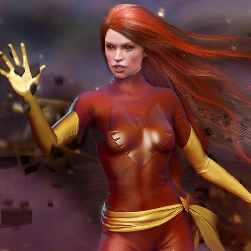 dark phoenix pfp illustration