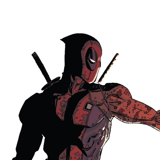 deadpool pfp comic style