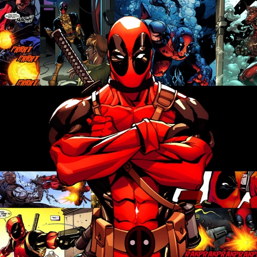 cool deadpool comic pfp