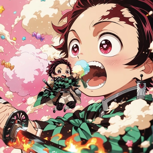 high quality demon slayer pfp image