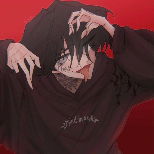 emo aesthetic pfp gradient color