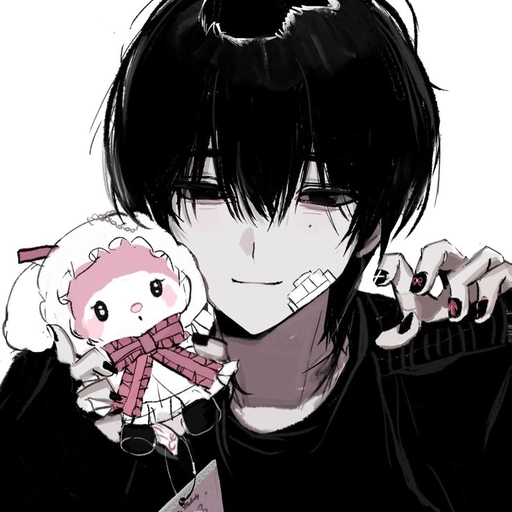 edgy femboy anime pfp