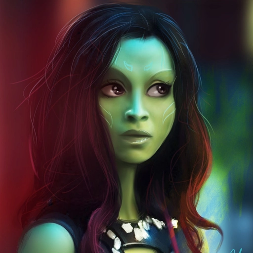 gamora pfp cartoon