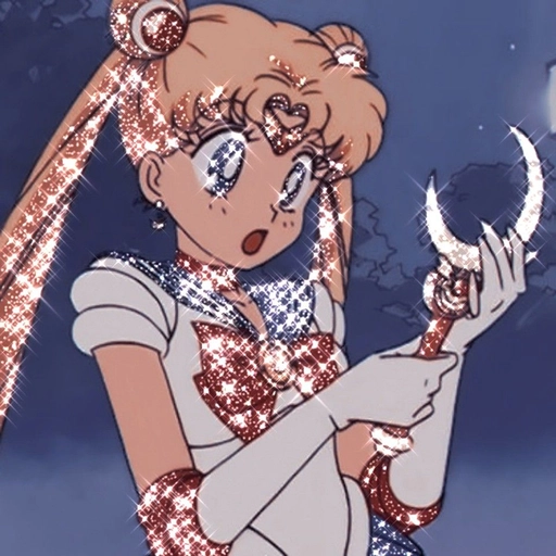 glitter anime pfp