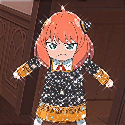 sparkly anime pfp