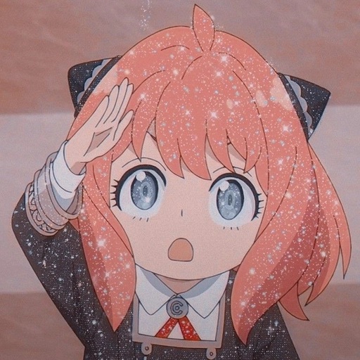 vibrant glitter anime drawing pfp