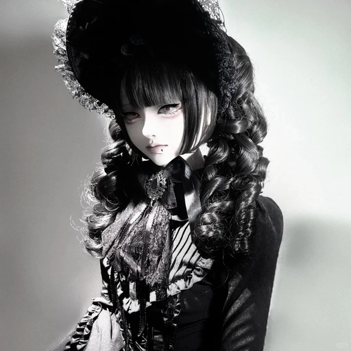 goth aesthetic pfp edgy look with dark tones