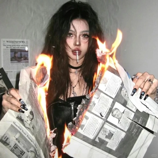 goth pfp aesthetic alternative style