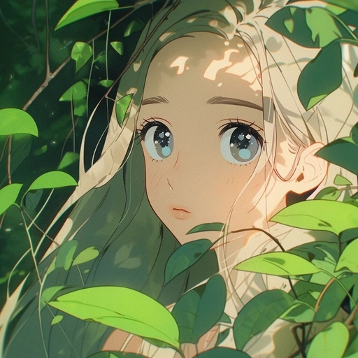 cute green aesthetic pfp anime