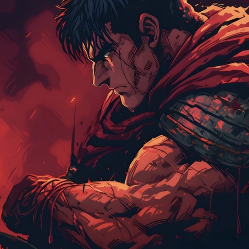 best guts sad pfp 