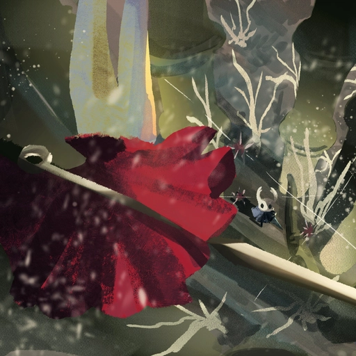 cute hollow knight lace pfp​