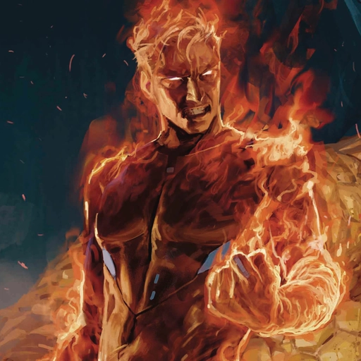 human torch flame pfp