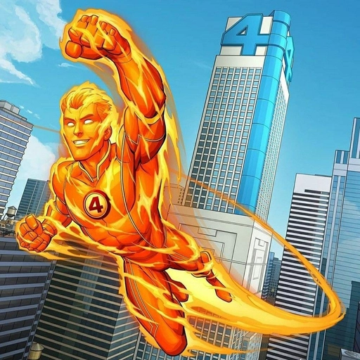 human torch iconic pfp