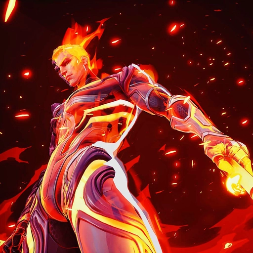 human torch fanmade pfp