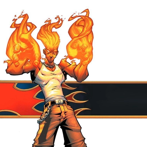 human torch fire pfp