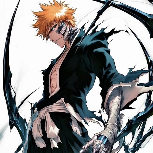 ichigo pfp 4k manga render
