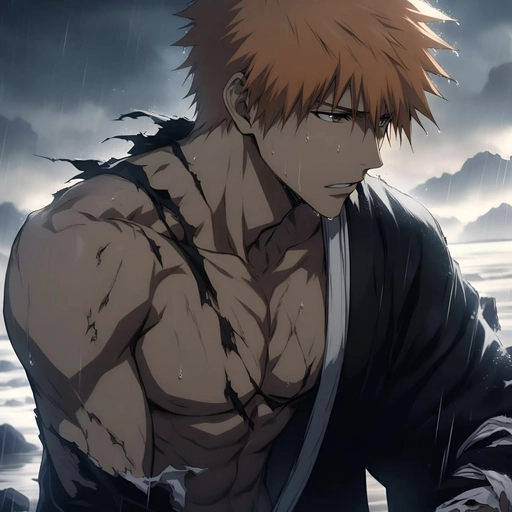 ichigo pfp manga art