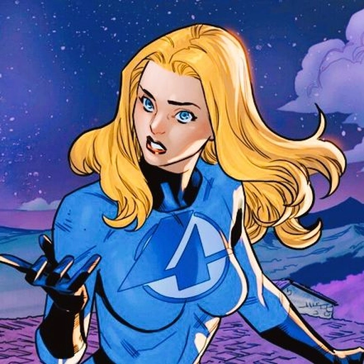 invisible woman fan art pfp