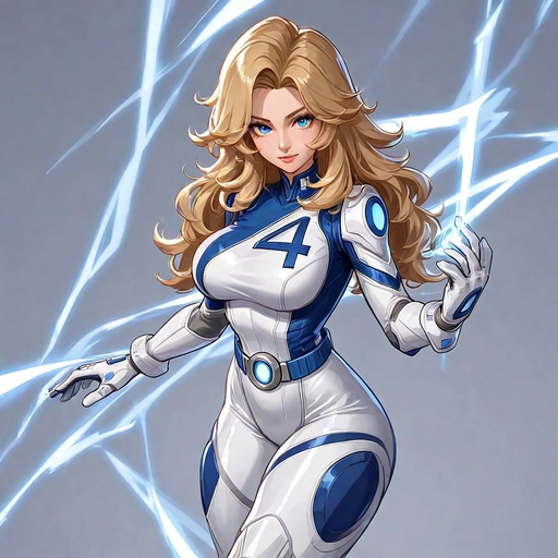 invisible woman cartoon art pfp
