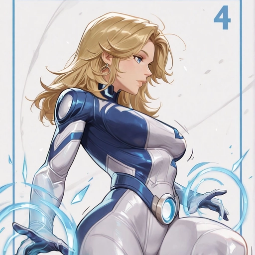invisible woman illustration pfp