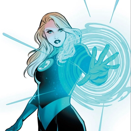 invisible woman digital painting pfp