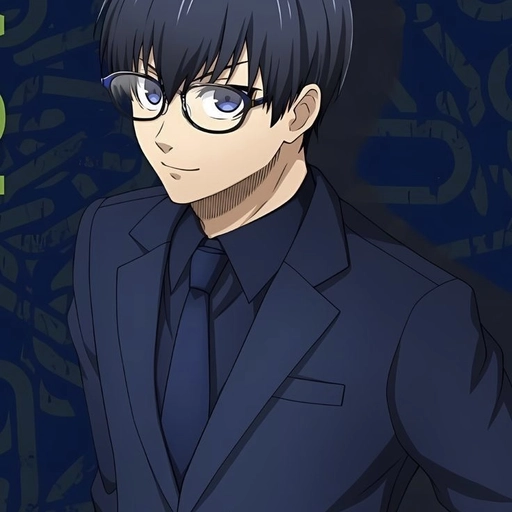 blue isagi yoichi pfp aesthetic