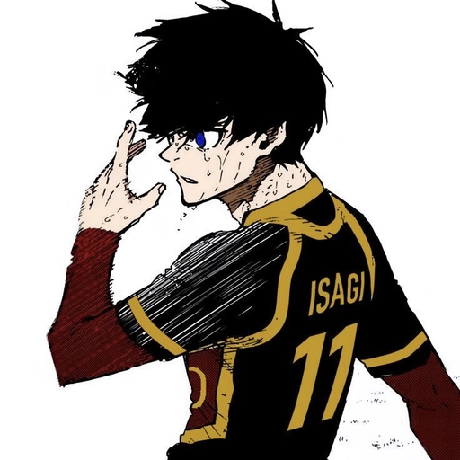 blue lock isagi pfp drawing