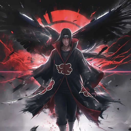 itachi uchiha pfp aesthetic style