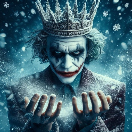 joker pfp minimalist style