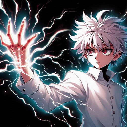 killua pfp 4k hunter x hunter image