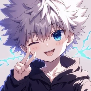killua pfp funny anime picture