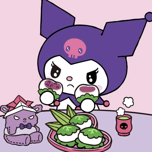 kuromi pfp aesthetic vibe