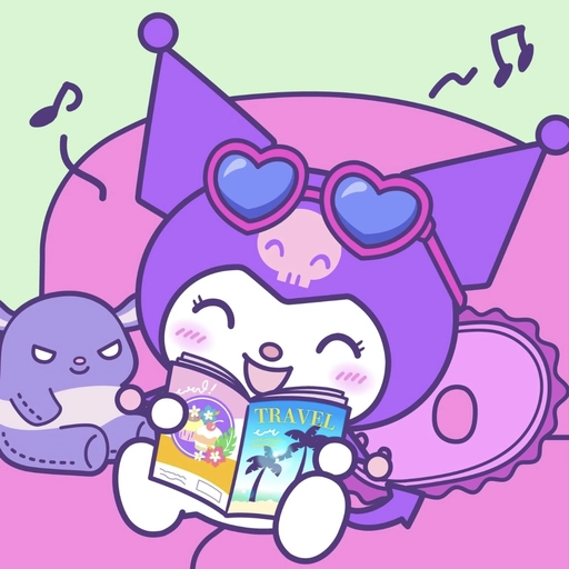 aesthetic kuromi pfp digital