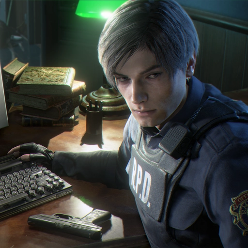 leon kennedy re4 remake pfp badass style