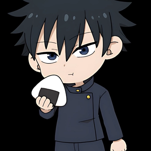 black megumi pfp icon