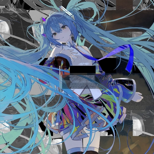 aesthetic hatsune miku pfp art