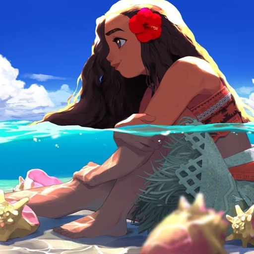 aesthetic moana pfp