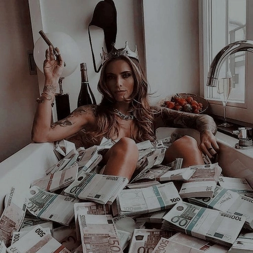 holding money pfp picture