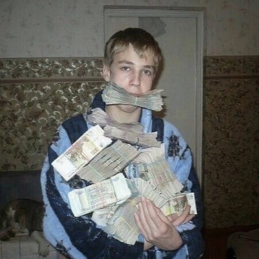 funny money pfp meme