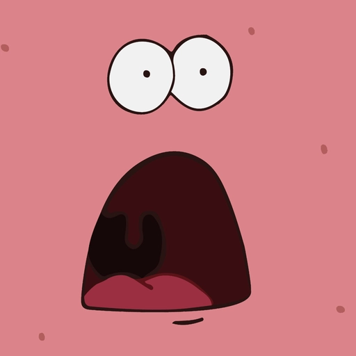 patrick star pfp funny reaction image
