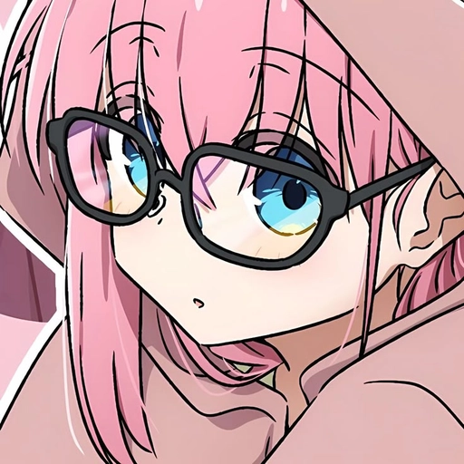 pink anime pfp cute girl