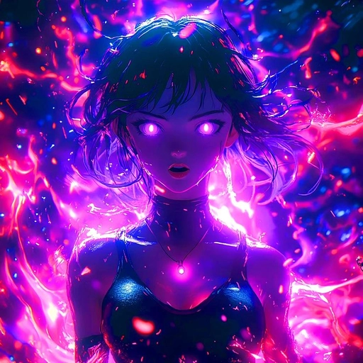 pfp purple anime fanart