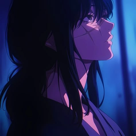 purple anime pfp wallpaper