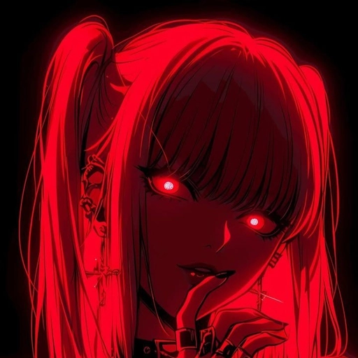 red aesthetic pfp vibe