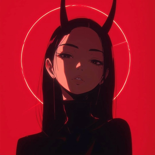 bold red aesthetic pfp