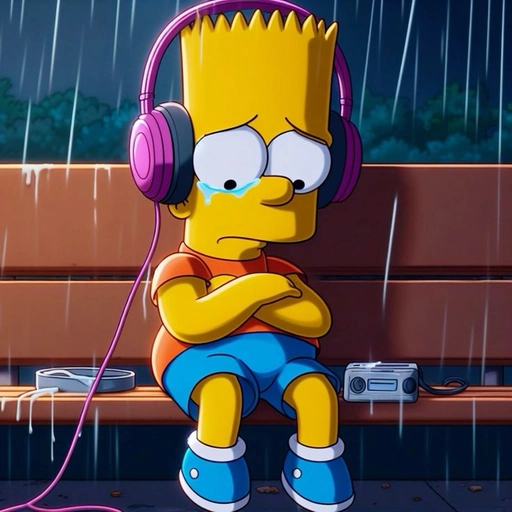 bart simpson pfp moody