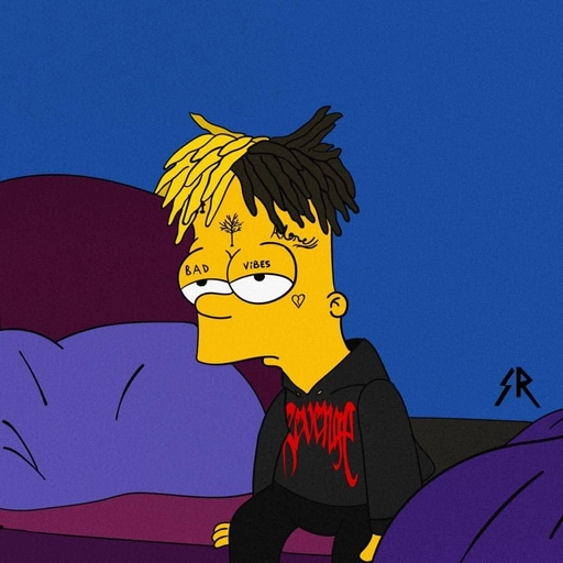 bart simpson pfp sad comic